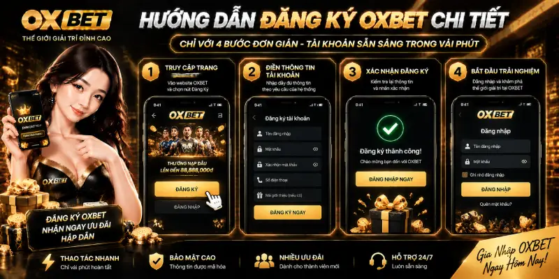 Hướng Dẫn Đăng Ký OXBET Chi Tiết