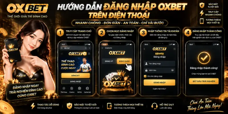 Hướng Dẫn Đăng Nhập OXBET Trên Điện Thoại